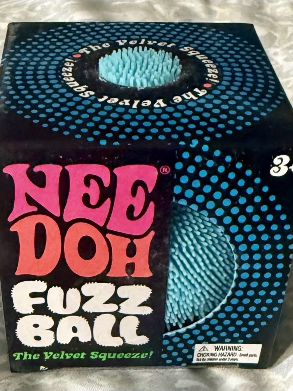 Nee-Doh Fuzz Ball Velvet Squeeze